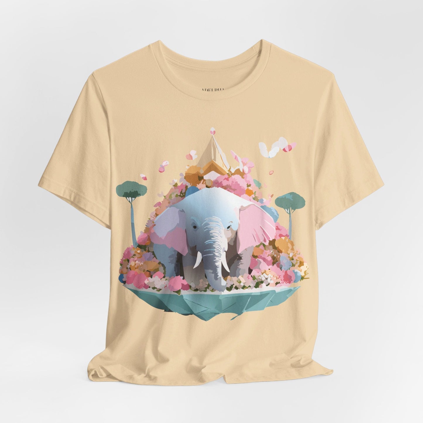 Elephant Graphic Unisex 100 Cotton Jersey Vintage Art Design Tee 19
