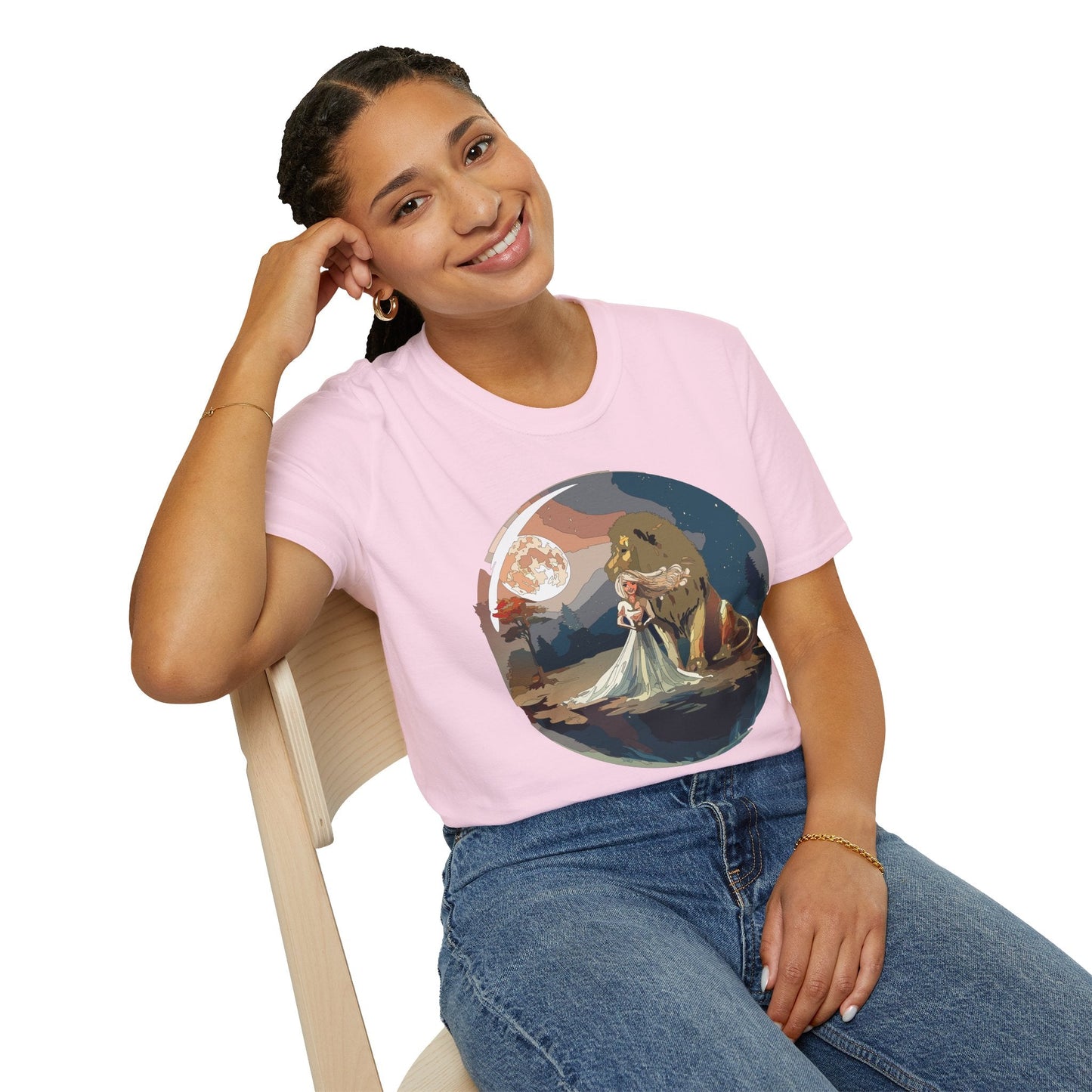 Womens Graphic T Shirt Art Design Unisex Softstyle 64000 Gildan Short Sleeve Tee