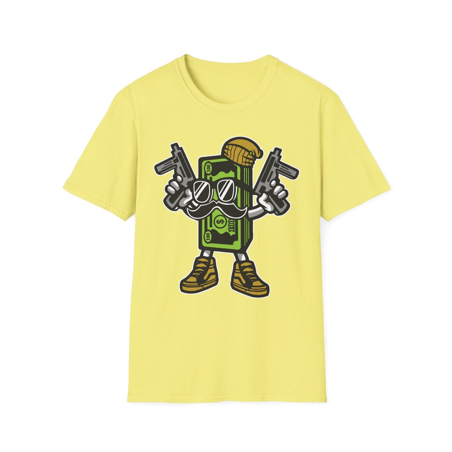 Cartoon T Shirt Animation Tee Funny Graphic Unisex Gildan Softstyle 64000 Cotton