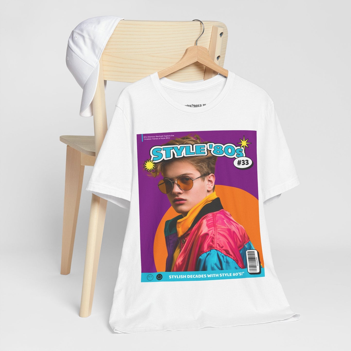 Magazine Cover Shirt Unisex Jersey Tee Bold Vibrant Graphic Tee For Standout Style