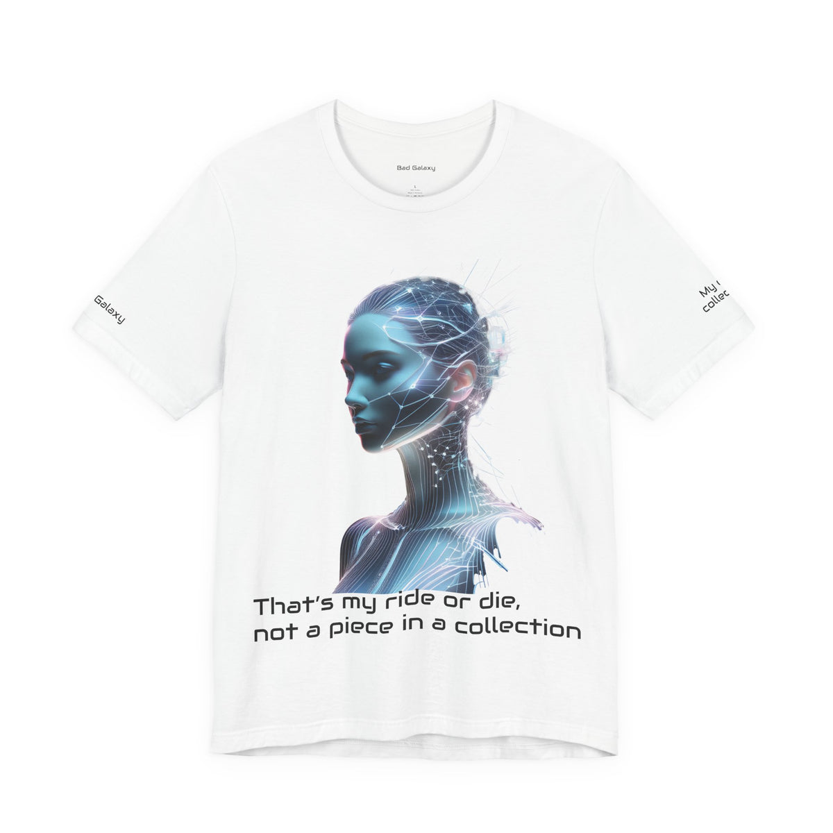 Car Graphic Unisex Cotton Bella+Canvas Tee with Art Design b14