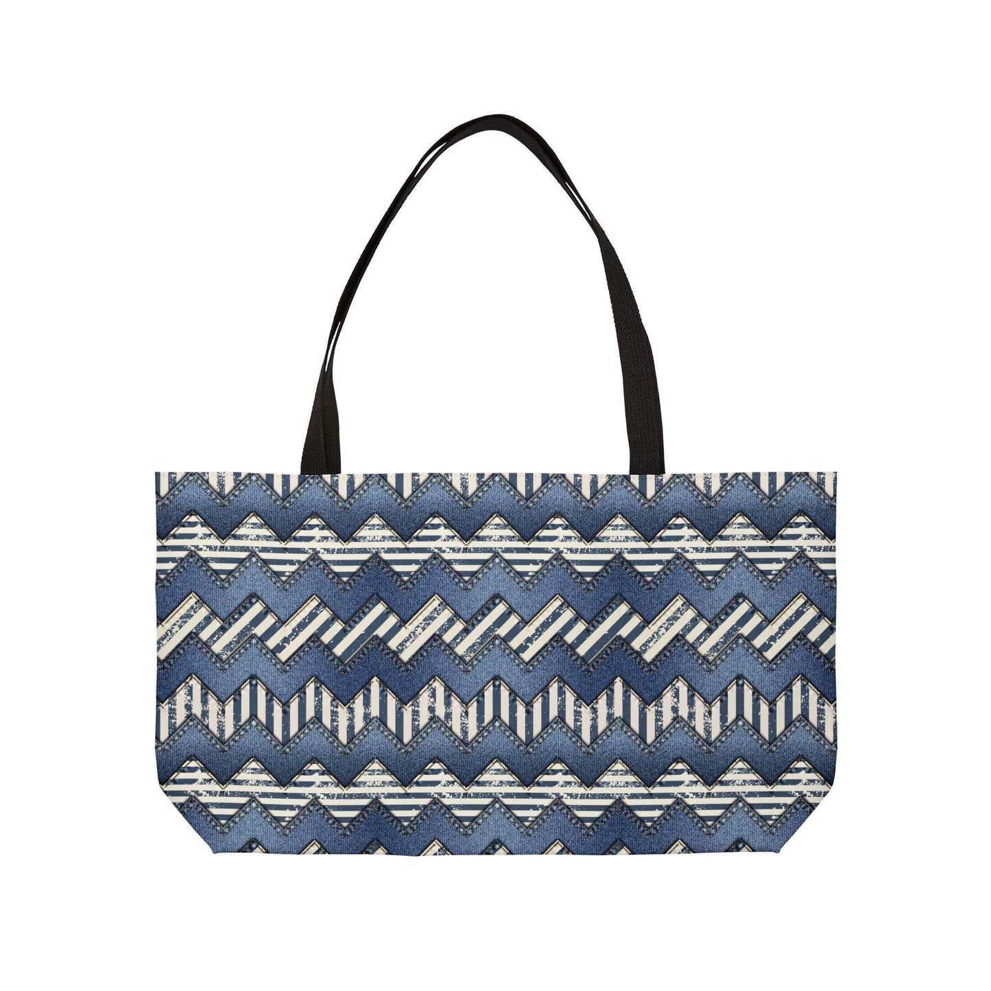 Denim Color Imitation Print Unisex  Yoga Bag  Spun Polyester 24x13 Canvas Gym Bag 16