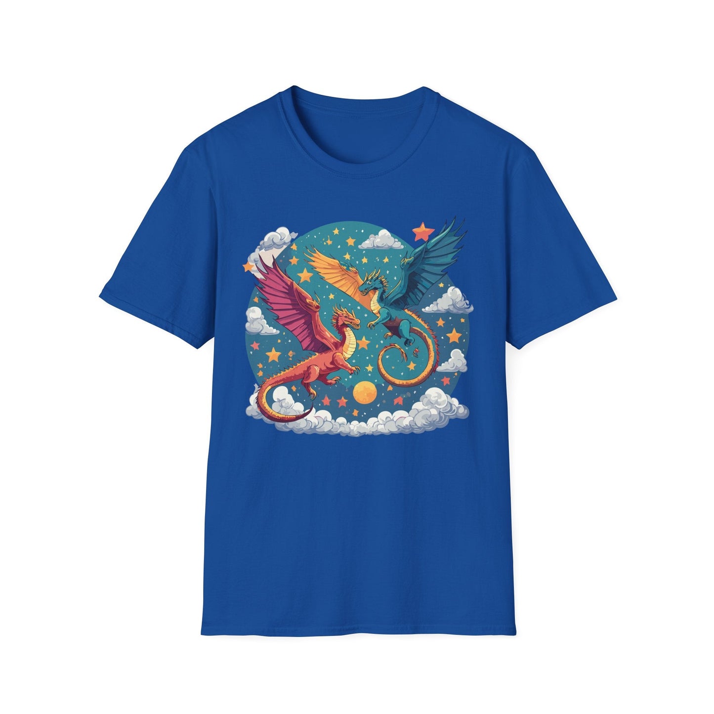Dragon Graphic Unisex 100 Cotton Tee with Animal Artwork Design 18