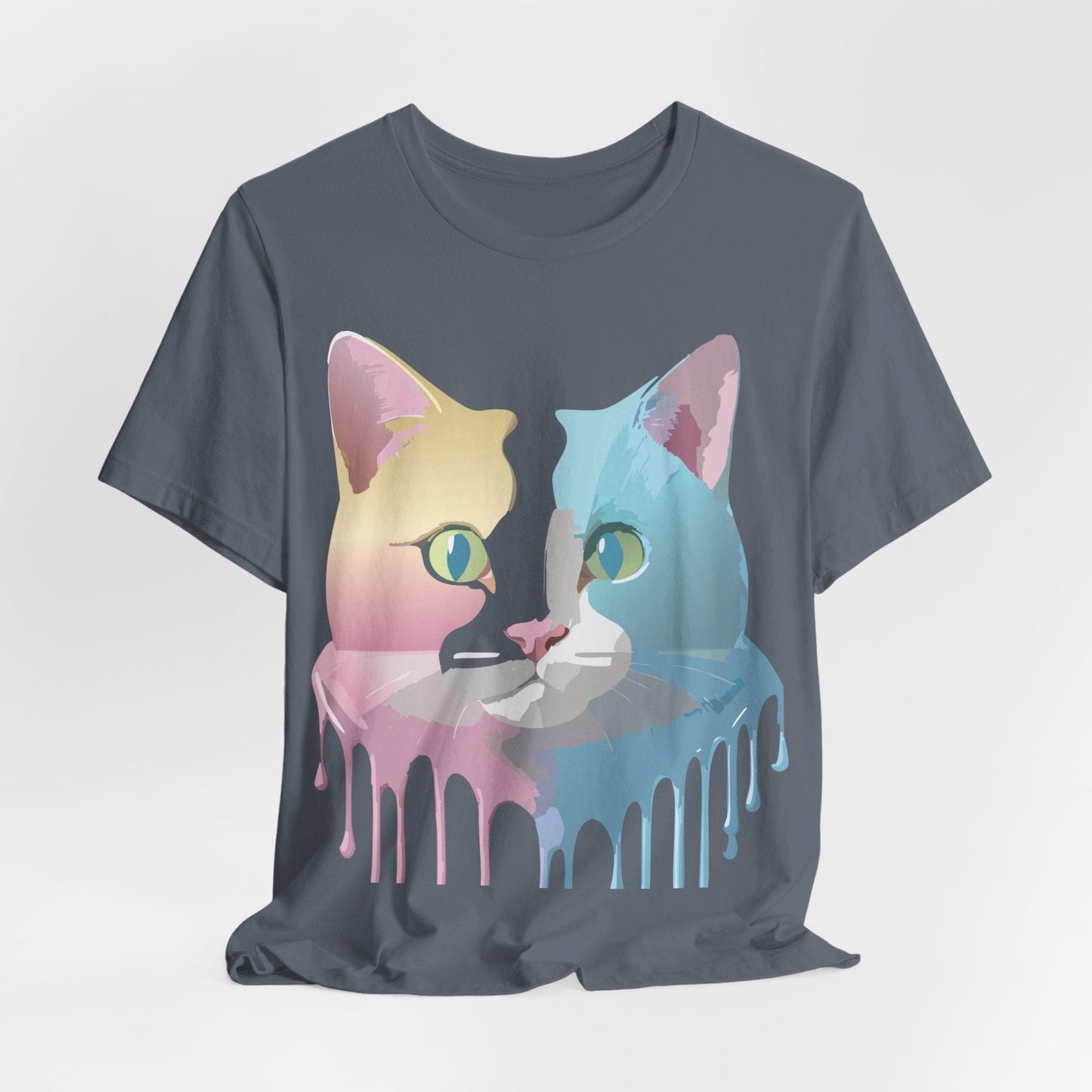 Cat Graphic Tee Unisex Vintage Inspired Shirt By Adelpha Limited Edition
