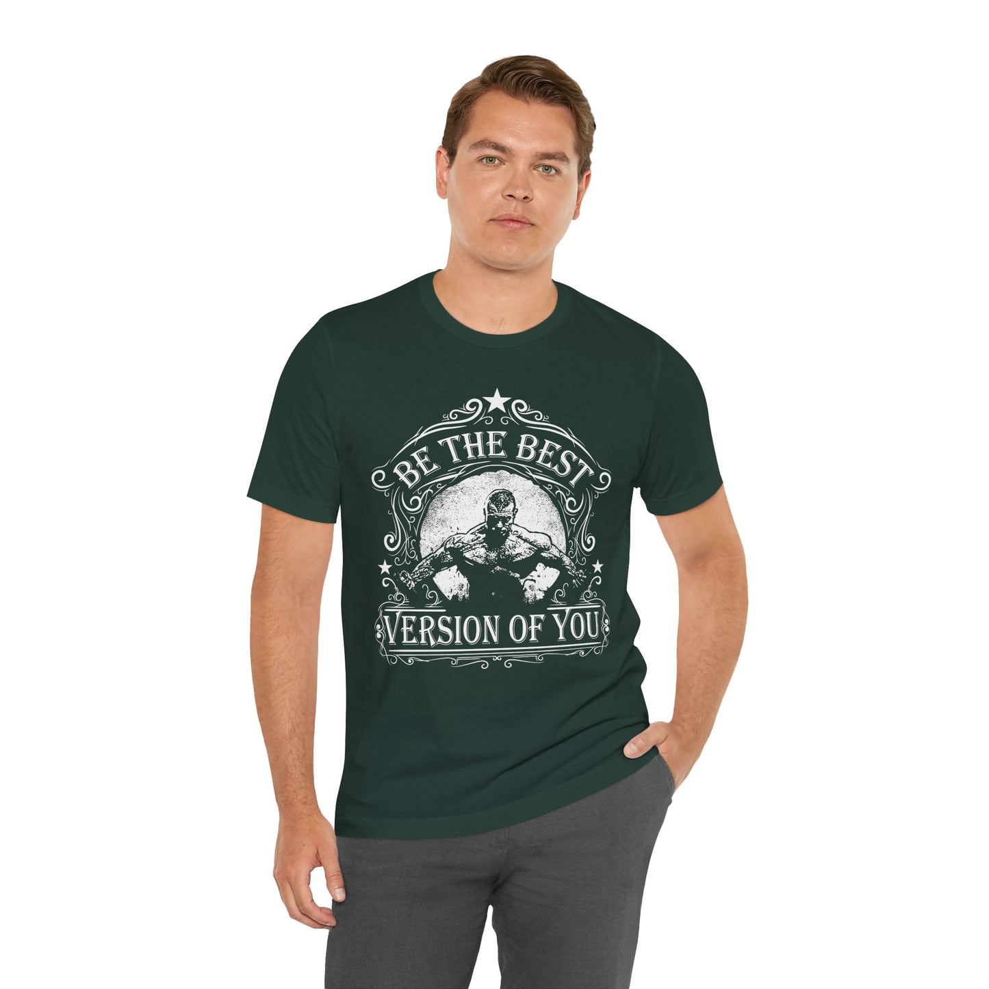 Be The Best Version Of You T-Shirt Motivational Fitness Tee