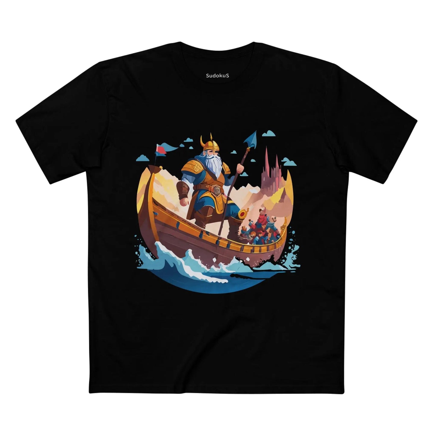 Viking Graphic Unisex 100 Cotton Staple Tee 29