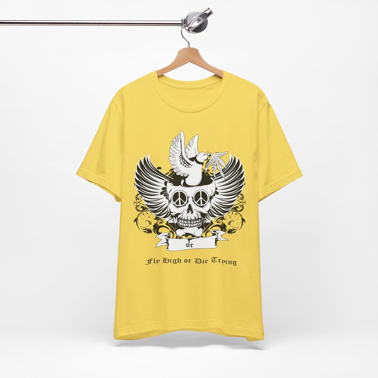 Bird Skull Graphic Design Tee, Skull Shirt, Vintage Tees, Art Design T-Shirt, Vintage Graphic Tee, Art Shirts with Skulls