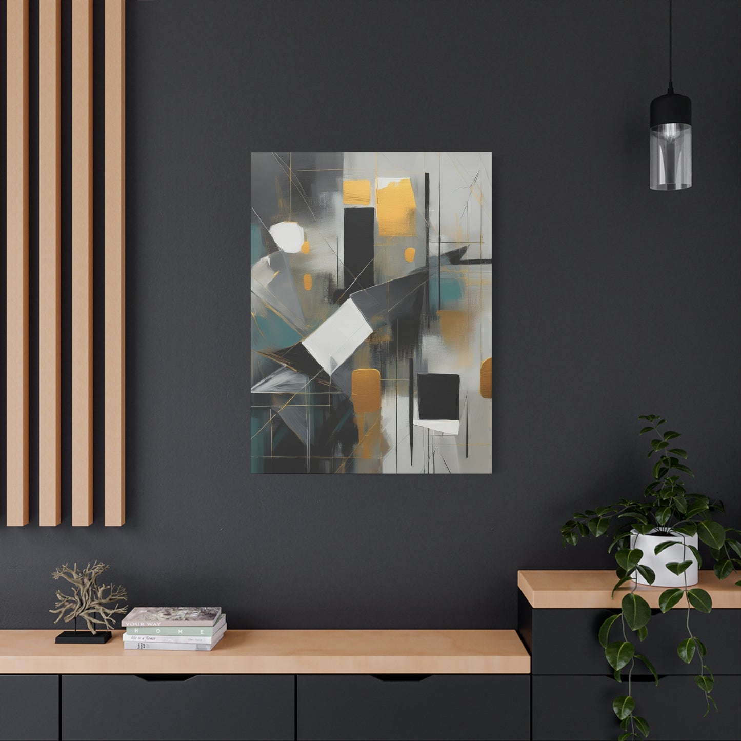 Abstract Oil Painting Print Canvas 20x24,20x30,24x30 24x32,24x36,30x40 32x48,36x48,40x60 Pine-Wood Inner Frame ABS-205