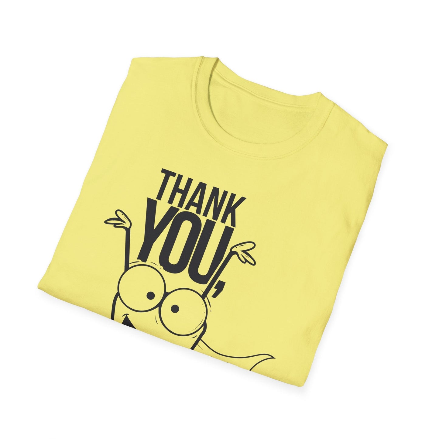 Cartoon T Shirt Animation Funny Tee Unisex Gildan Softstyle 64000 Ring Spun Cotton