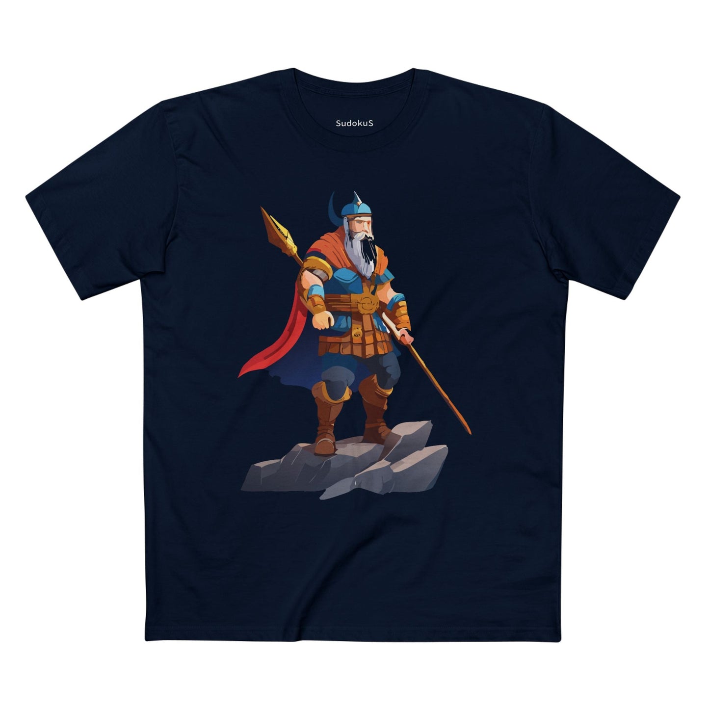 Viking Graphic Unisex 100 Cotton Staple Tee 3