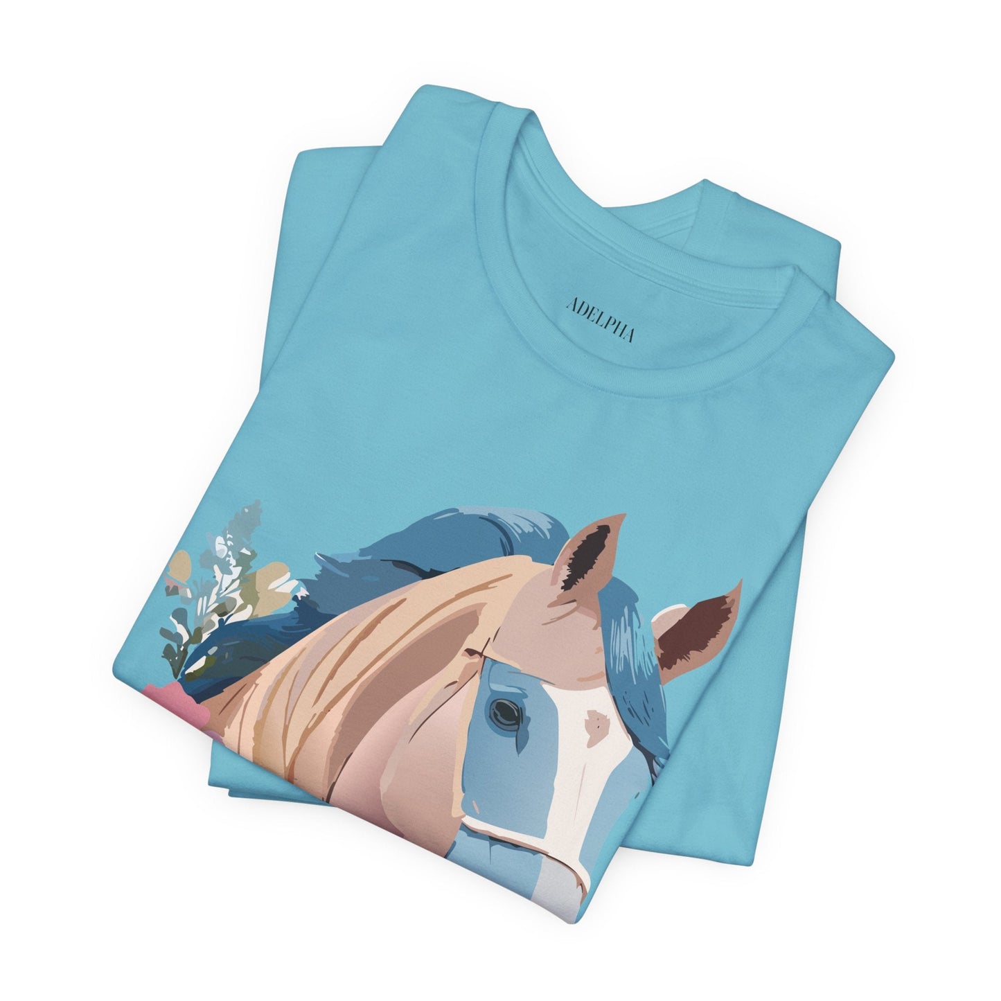 Horse Graphic Unisex 100 Cotton Vintage Animal Art T-Shirt 13