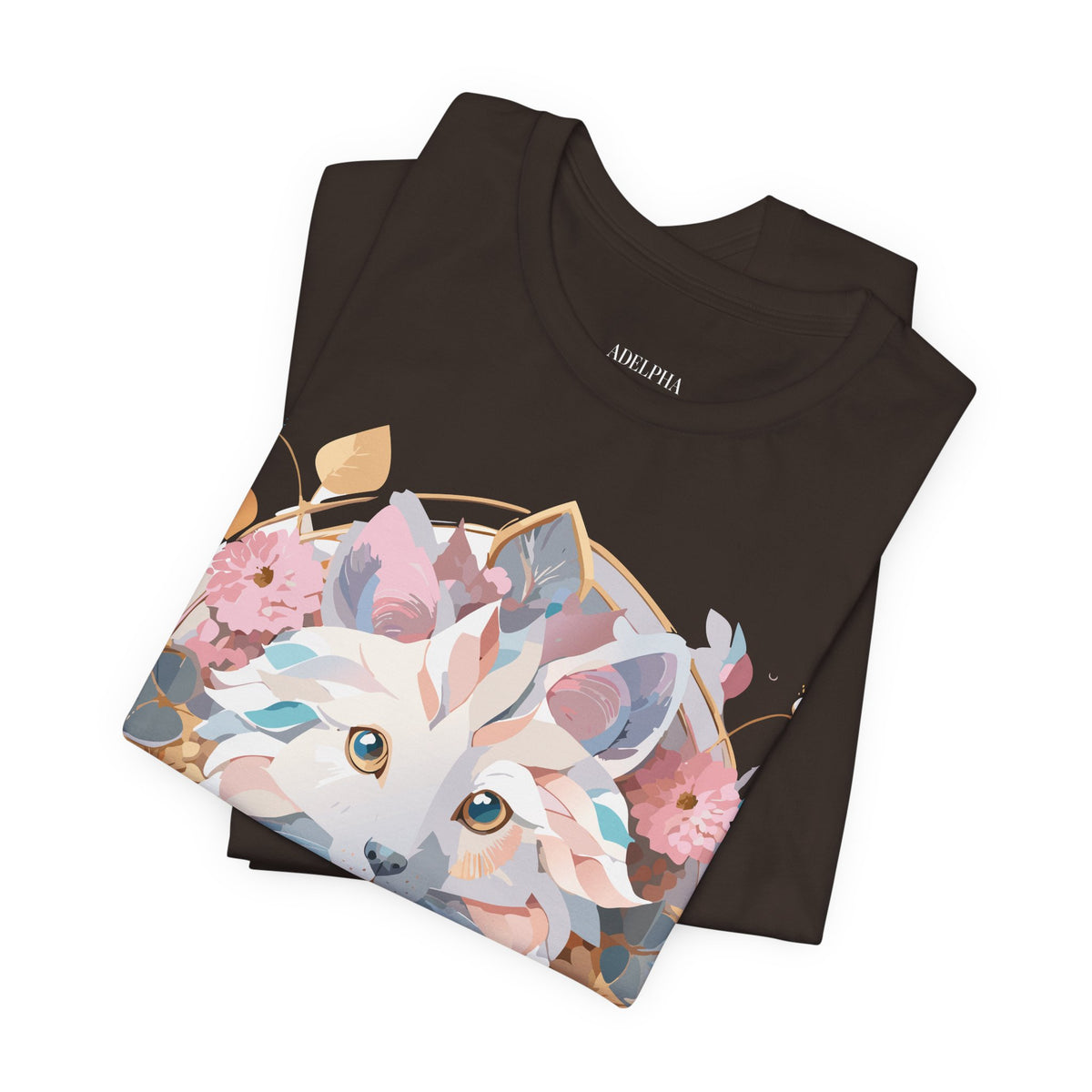 Medallion Graphic Unisex Cotton Bella+Canvas Tee with Art Design d73
