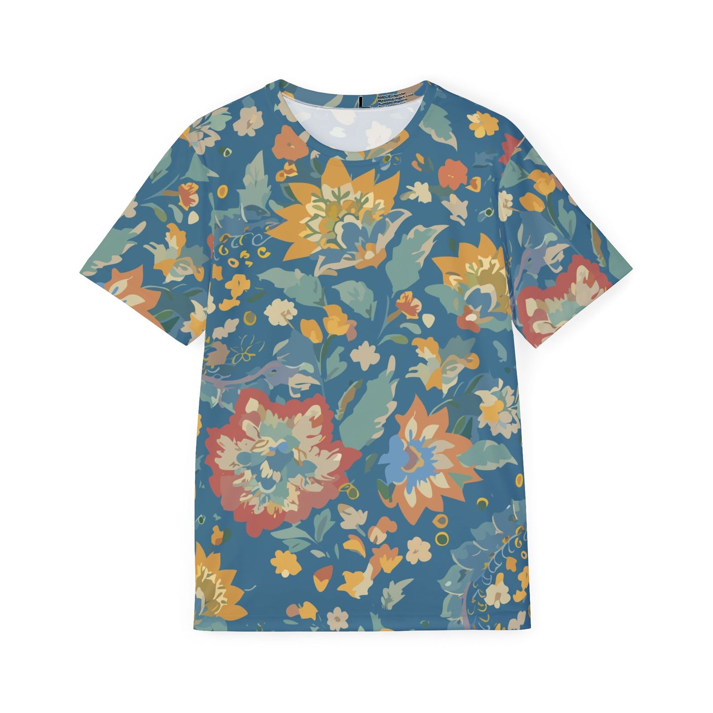 Unisex Floral Print Shirt, Shirt with Floral Print