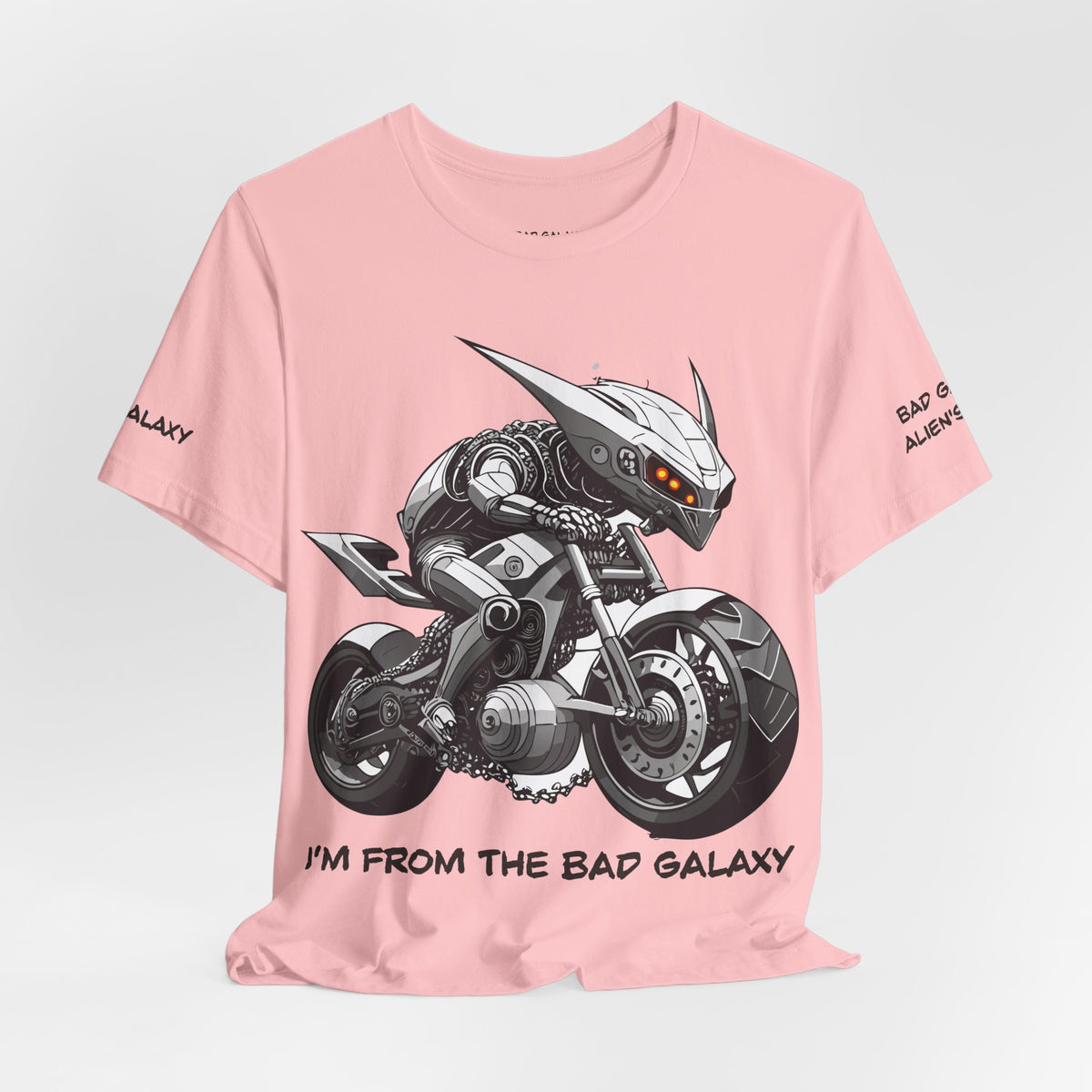 Alien Graphic Unisex Cotton Bella+Canvas Tee with Art Design b57