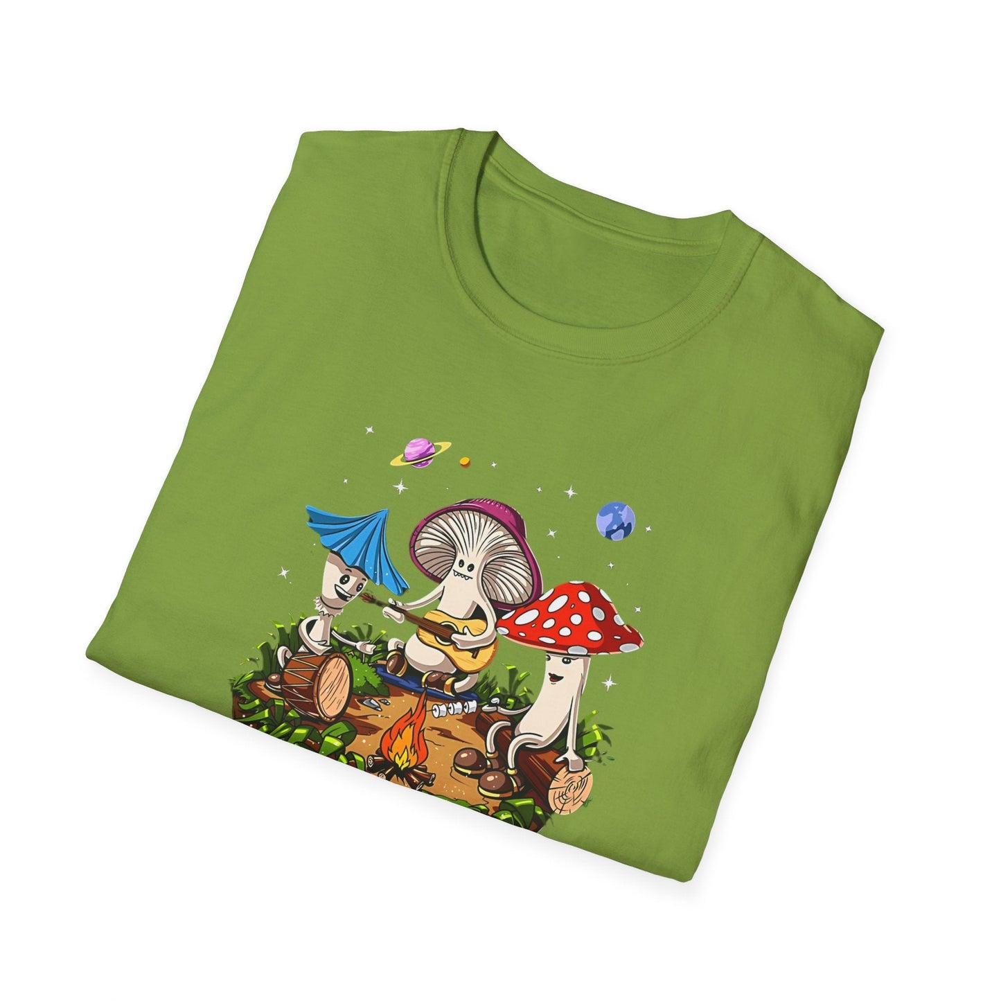 Mashroom Tee Shirt Unisex Funny Mashroom Design Gildan Softstyle 64000 Tee Softstyle Comfort