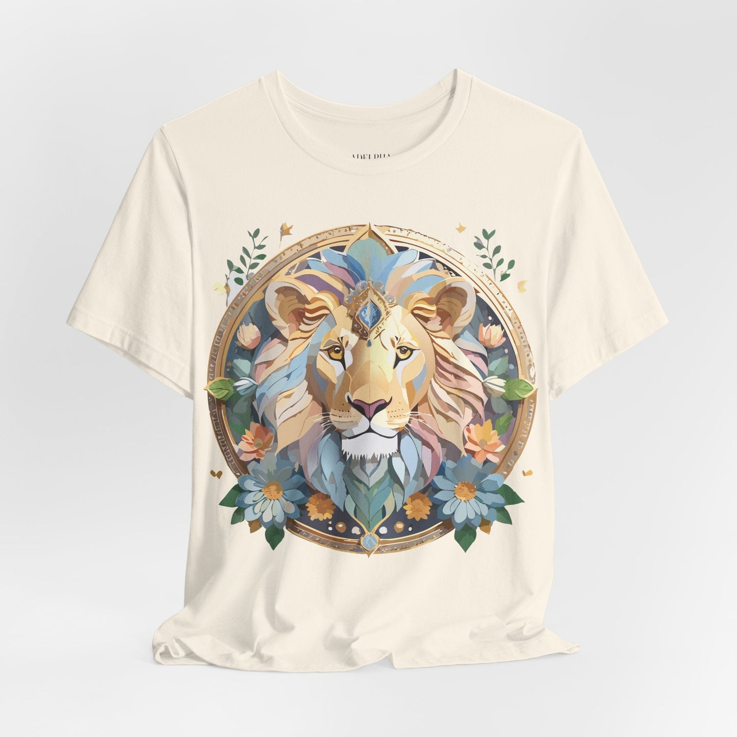 Medallion Graphic Unisex 100 Cotton Vintage Animal Medal Artwork Tee 3