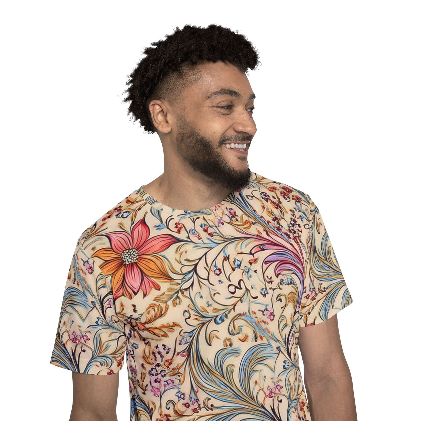 Unisex Floral Shirt, Floral Tee Shirt, Floral T-Shirt, T Shirt with Flowers 25