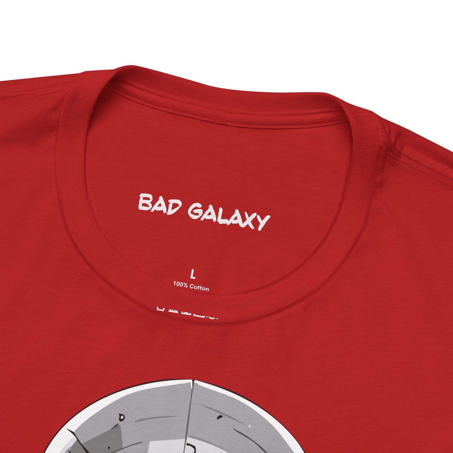Graphic Cotton T Shirt Unisex Short Sleeve Alien Artwork By Bad Galaxy Premium Everyday Wear