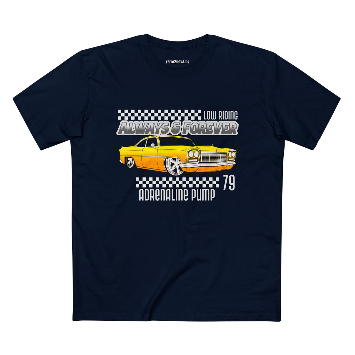 Retro Car Vintage Graphic Tee Staple Unisex 100 Cotton Tee Shirt - RC-6