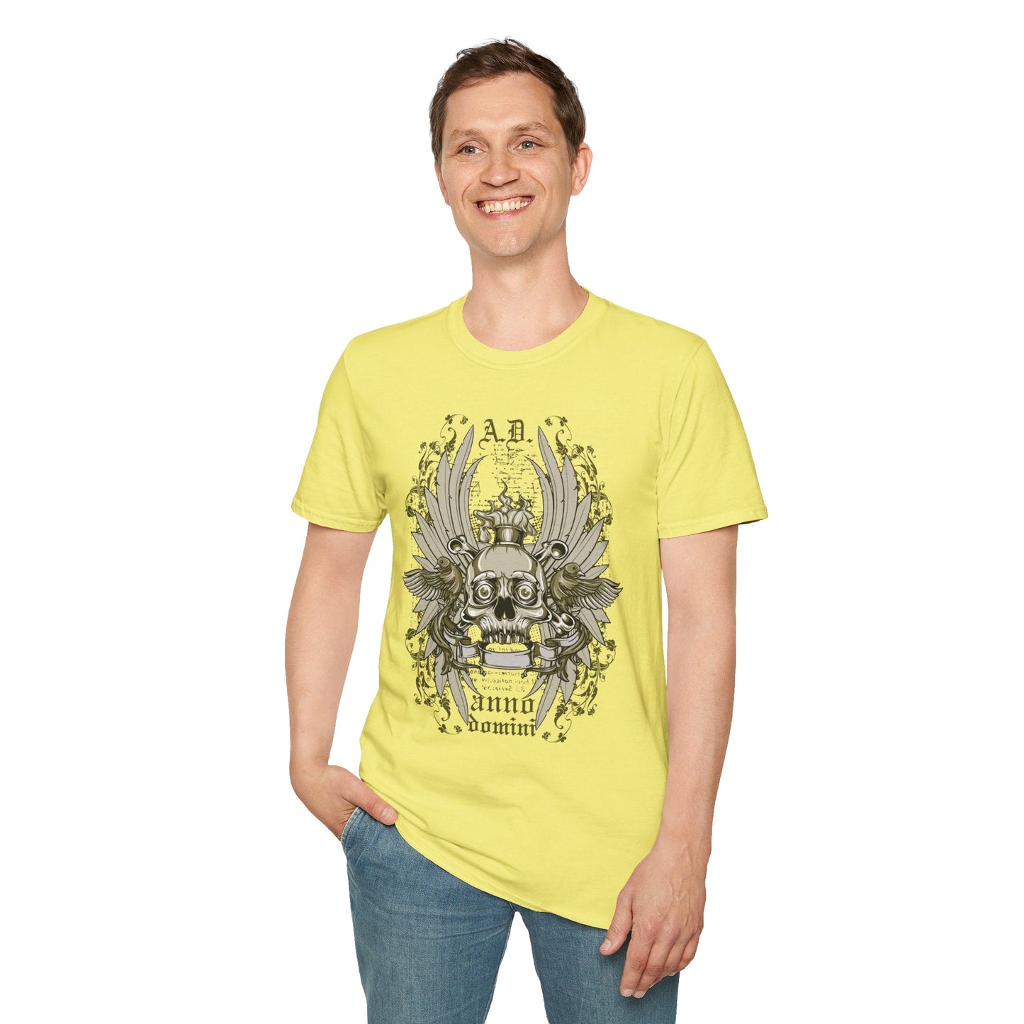 Unisex Art Design T Shirt With Graphic Artwork Softstyle Gildan 64000 Tee Premium Cotton