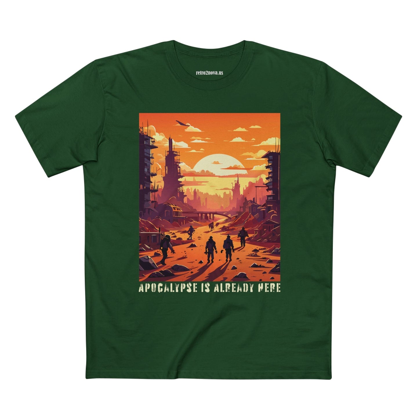 Cataclysm Shirt Doomsday Tee Unisex Premium Cotton Staple Tee Original Art Design By Retro2Nova
