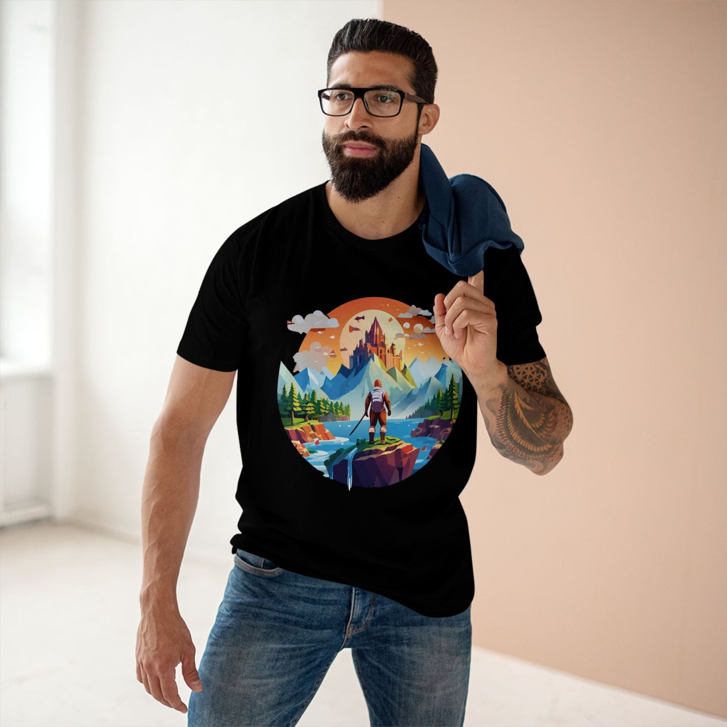 Adventures Graphic Unisex 100 Cotton Staple Tee 6