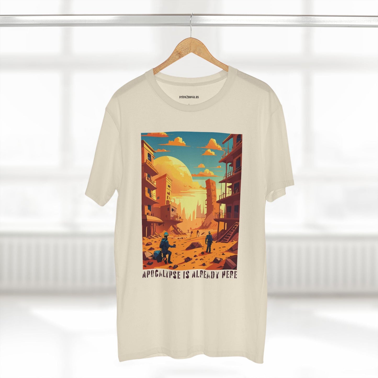 Cataclysm Doomsday Shirt Unisex Premium Cotton Tee With Original Art From Retro2Nova Art Collection