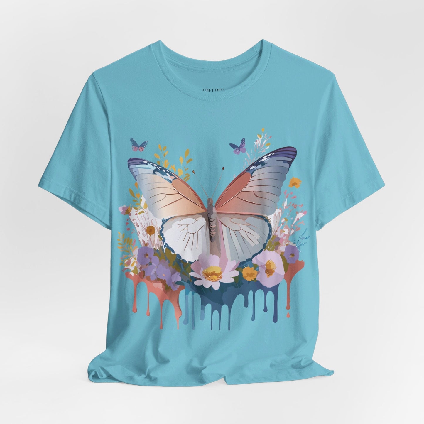 Butterfly Graphic Tee Unisex Vintage Art Design Adelpha Collection