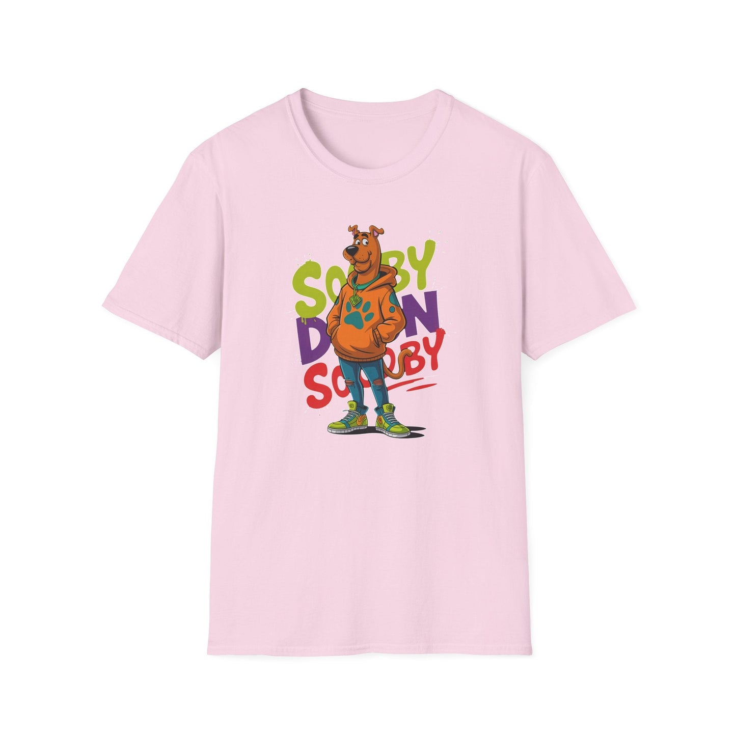 Unisex Cartoon T Shirt With Animation And Funny Animals Tee Gildan Softstyle 64000