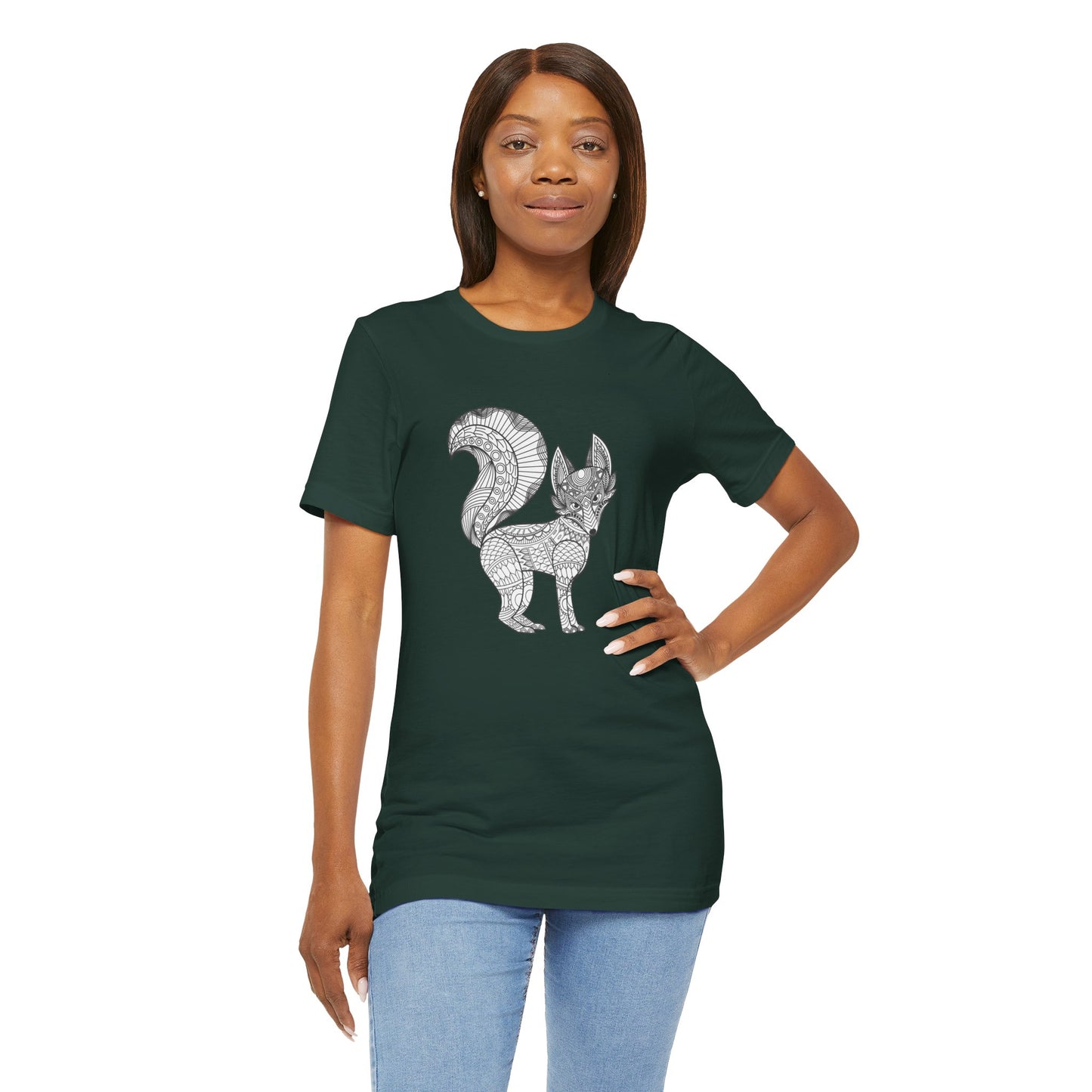 Camiseta unisex con estampado de animales 