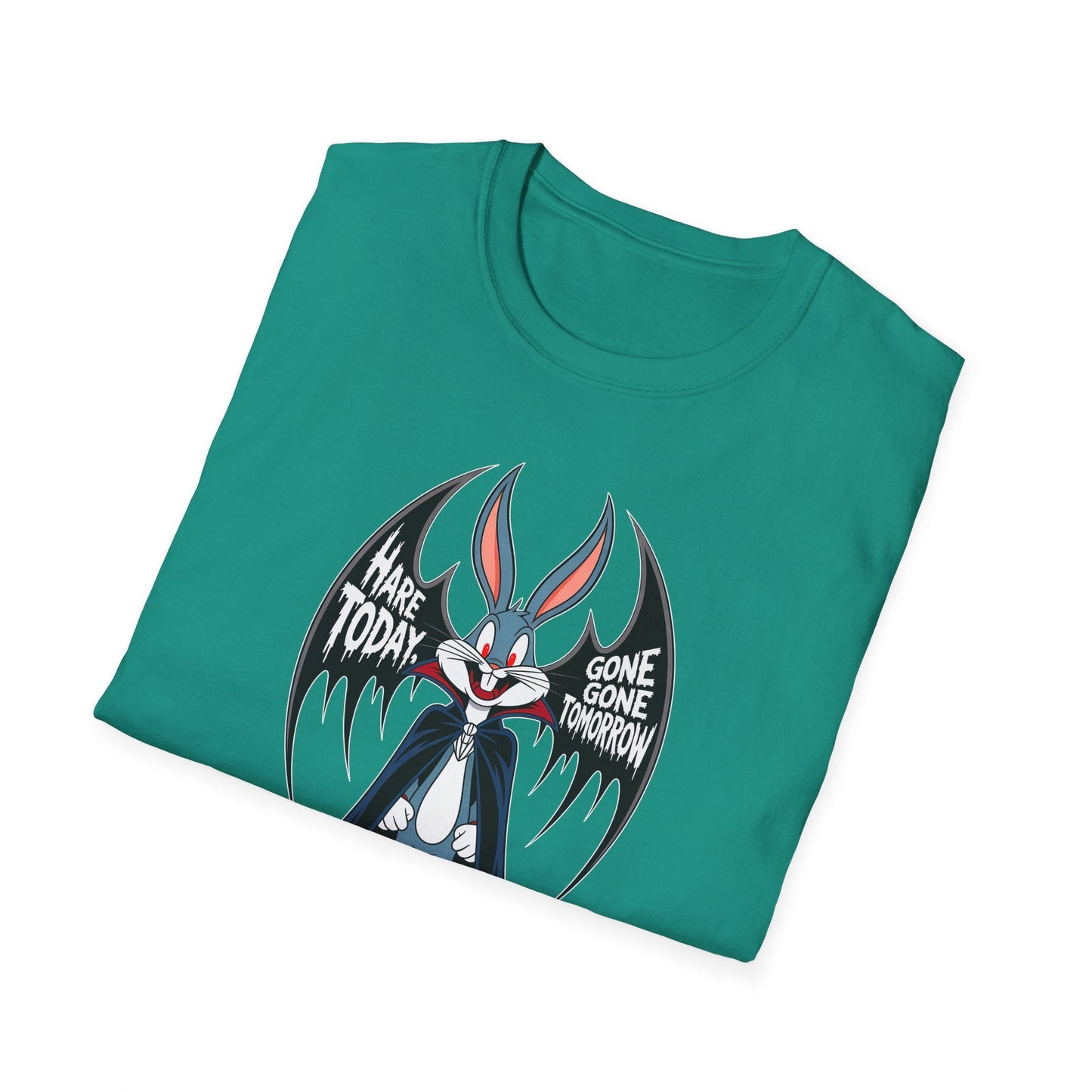 Cartoon Bunny Graphic Unisex Cotton Animal Animation Artwork Design Tee 15