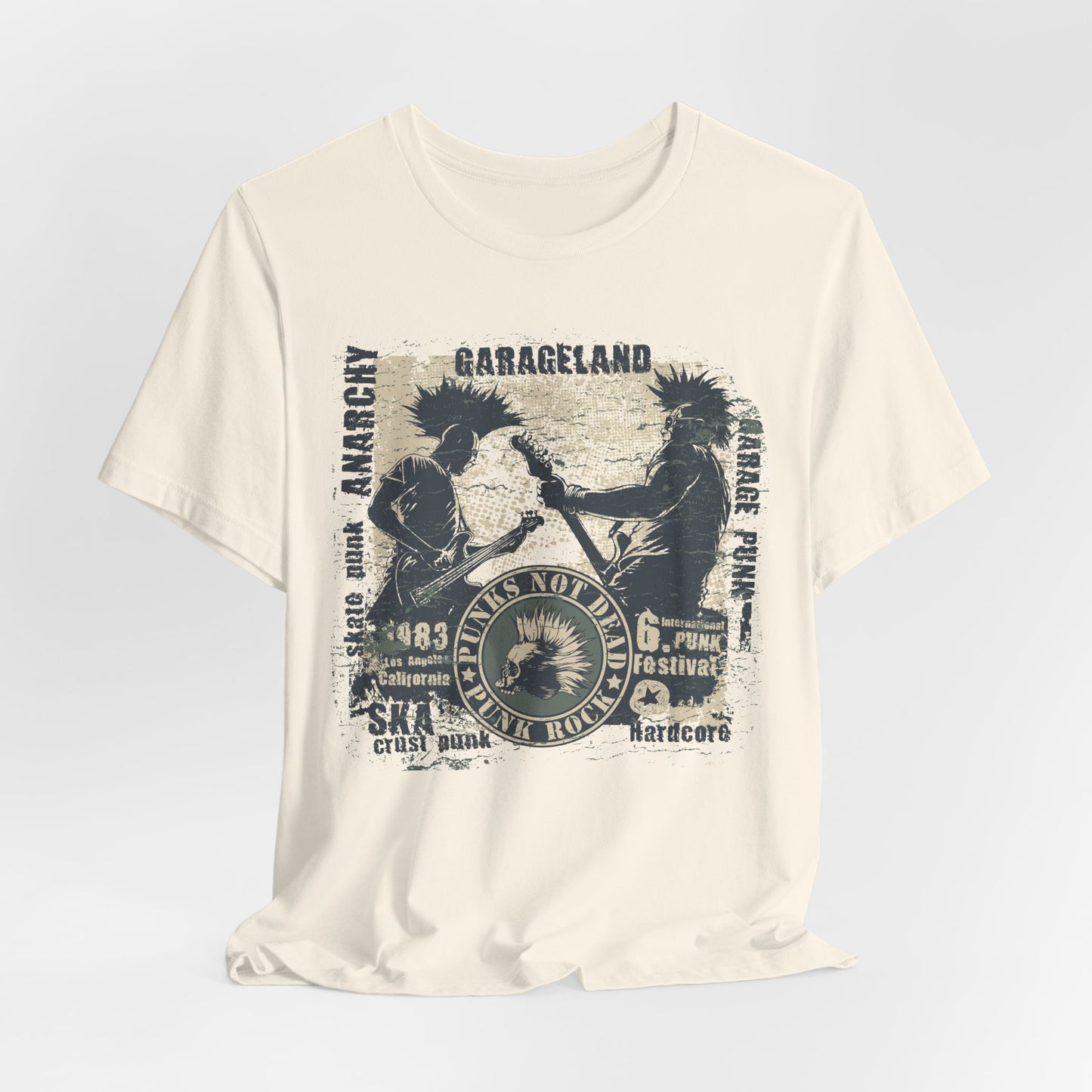 Punk Rock Graphic Tee, Retro Graphic T-Shirt, Artistic Vintage T-Shirt, Vintage Shirt, Retro Tee, Art Design Music Tees