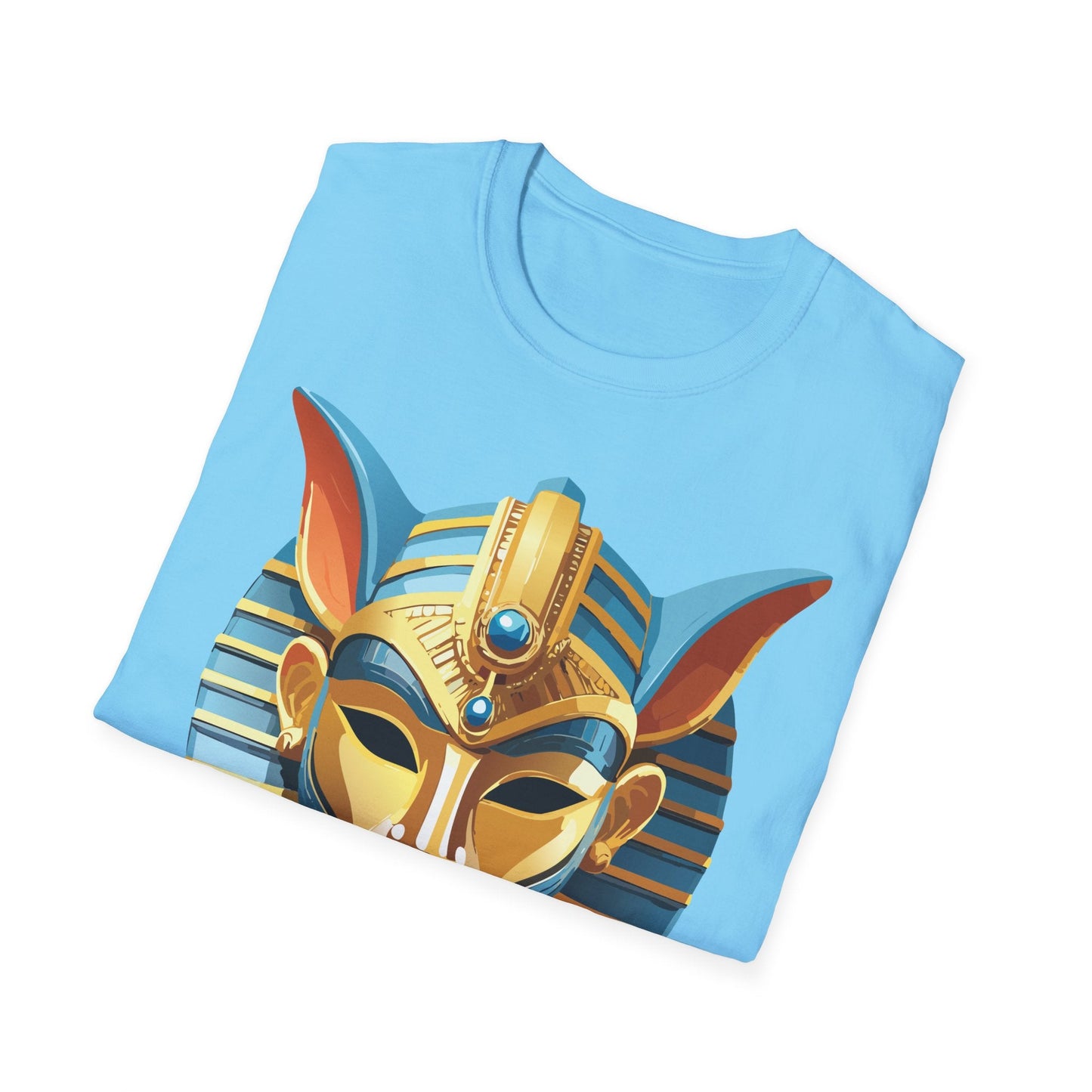 Mask Tee Shirt Unisex Softstyle Cotton Tee With Masquerade Art Design Gildan Softstyle