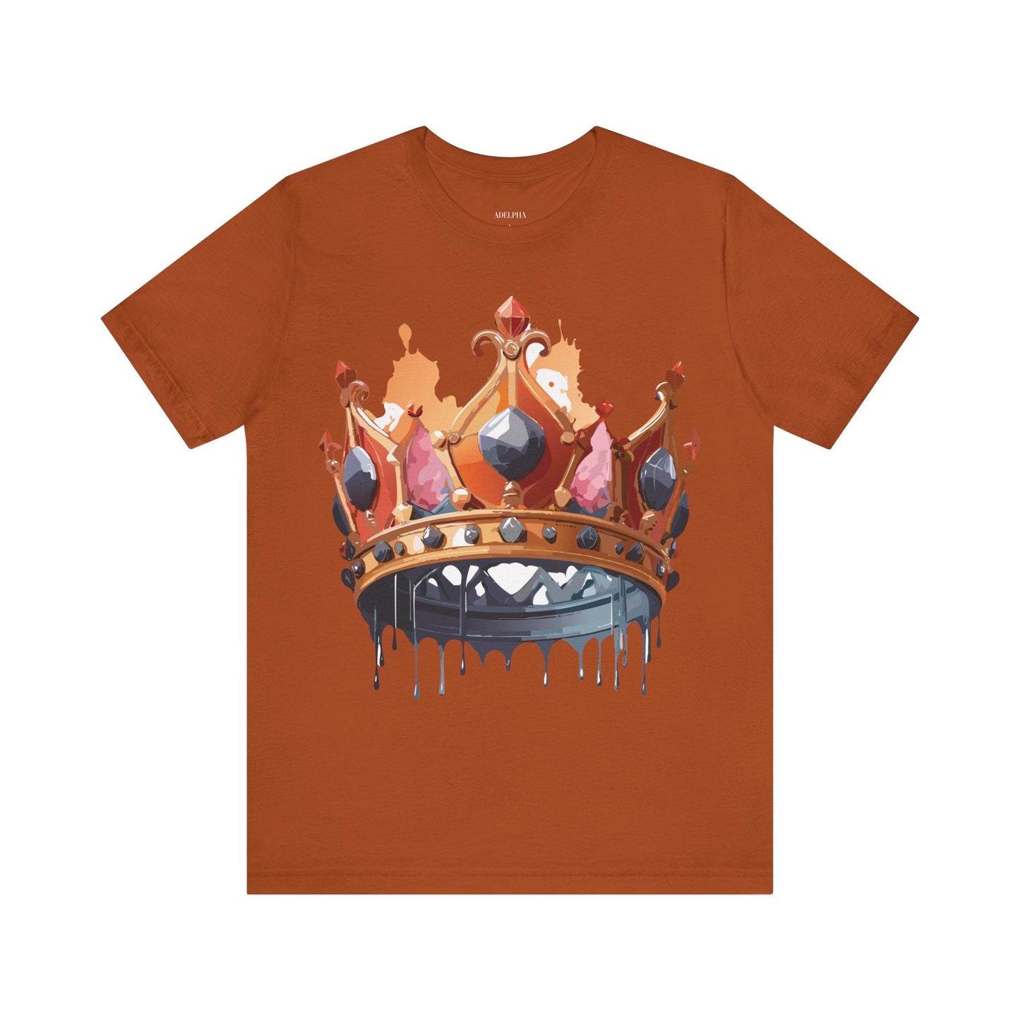 Adelpha Crown Graphic Tee Unisex Jersey Short Sleeve Art Design Vintage Inspired Shirt