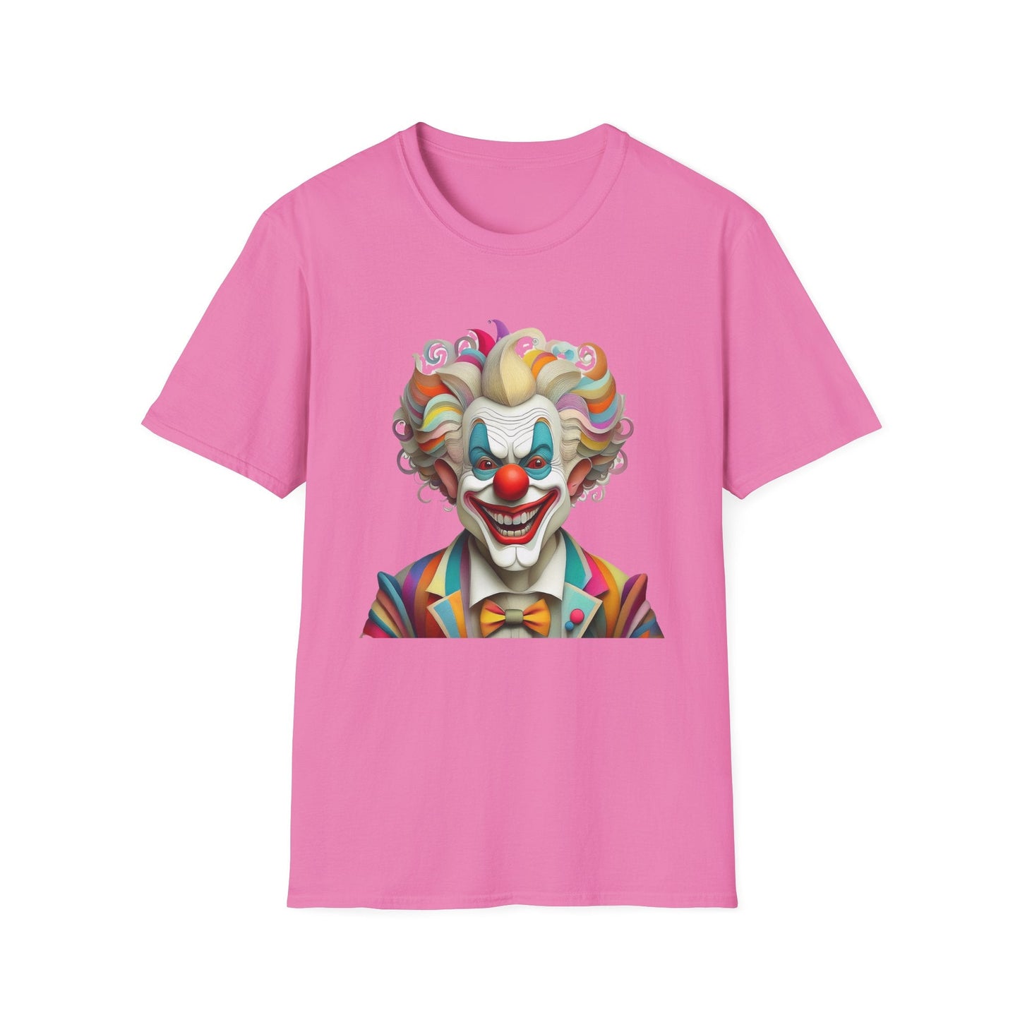 Clown Shirt Unisex T Shirt With Funny Man Circus Motif And Scary Man Design Graphic Print