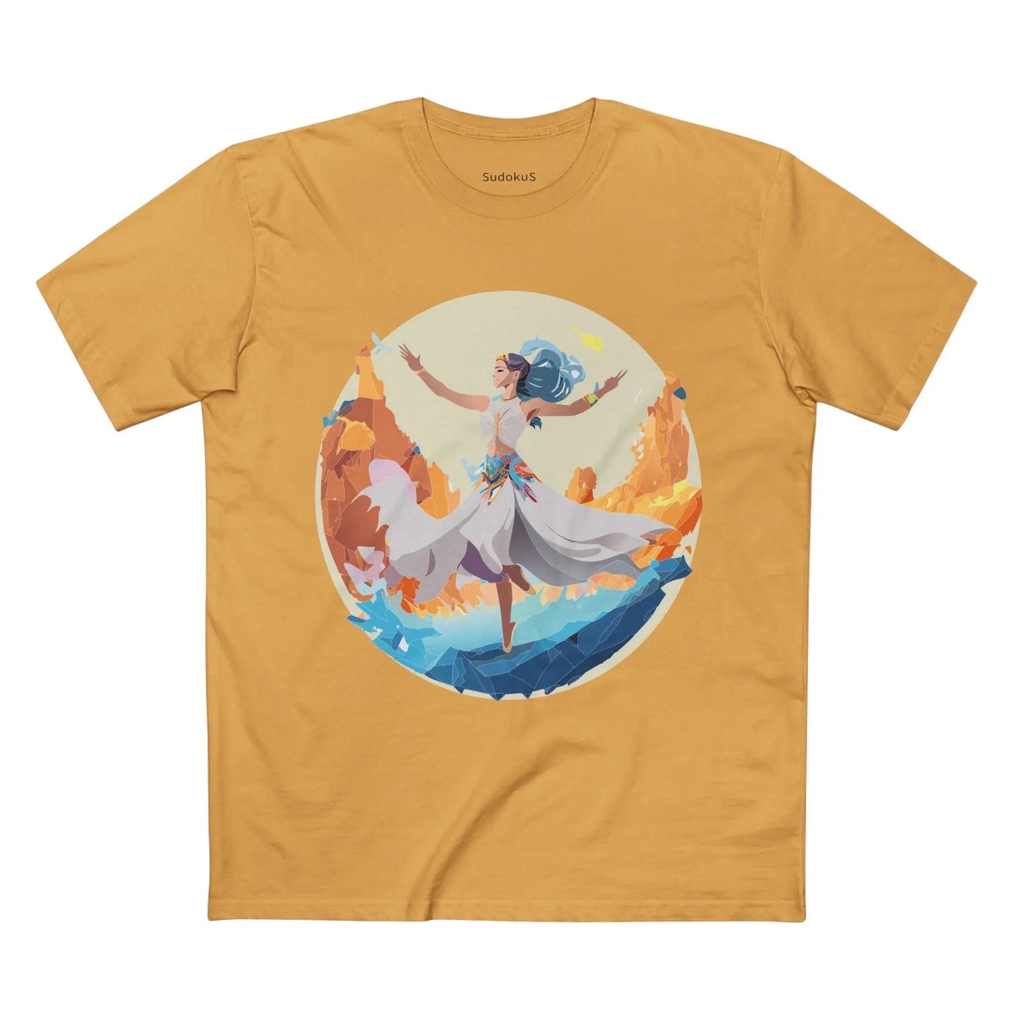 Dancer Graphic Unisex 100 Cotton Staple Tee 12