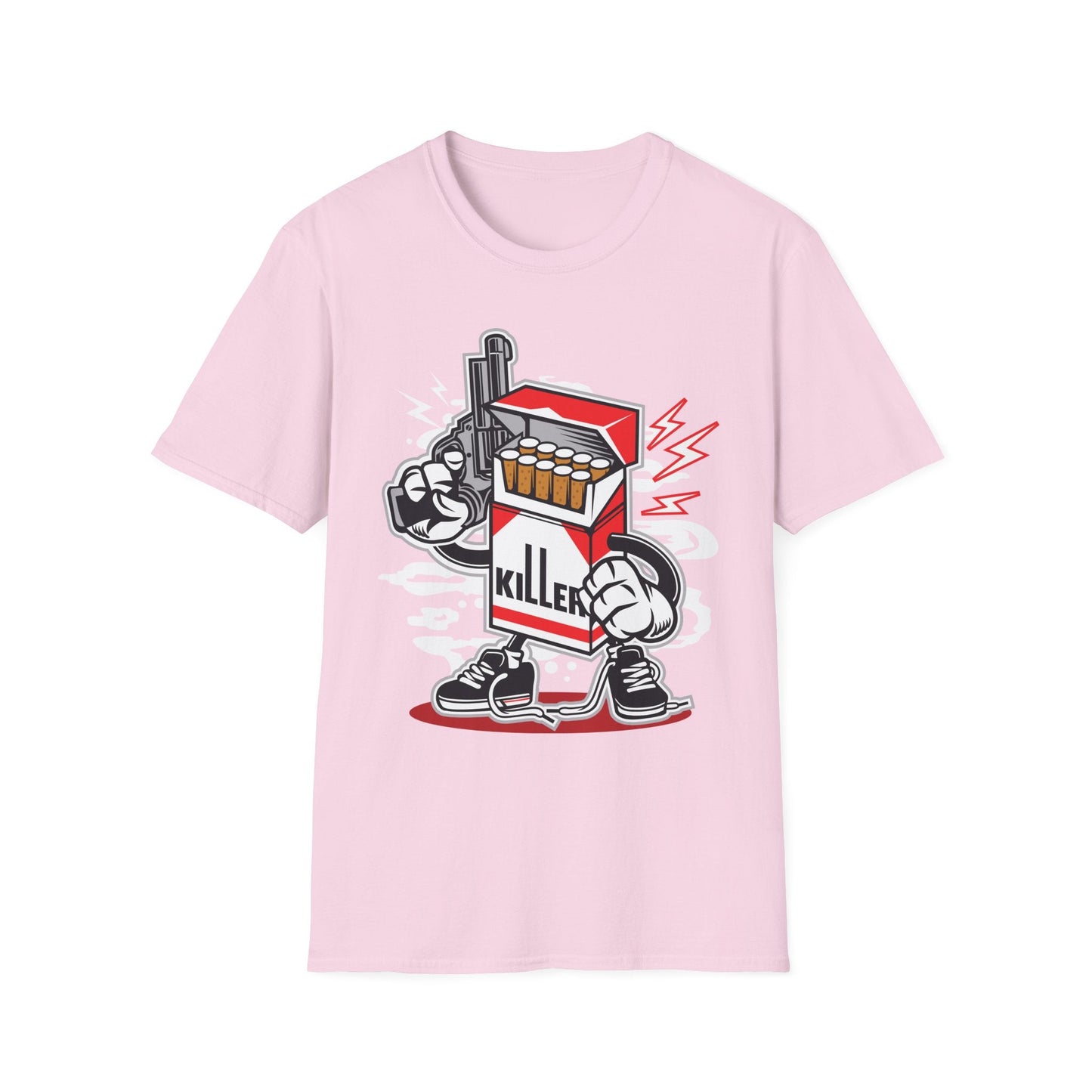 Cartoon T Shirt Animation Tee Funny Unisex Gildan Softstyle 64000 100 Percent Ring Spun Cotton