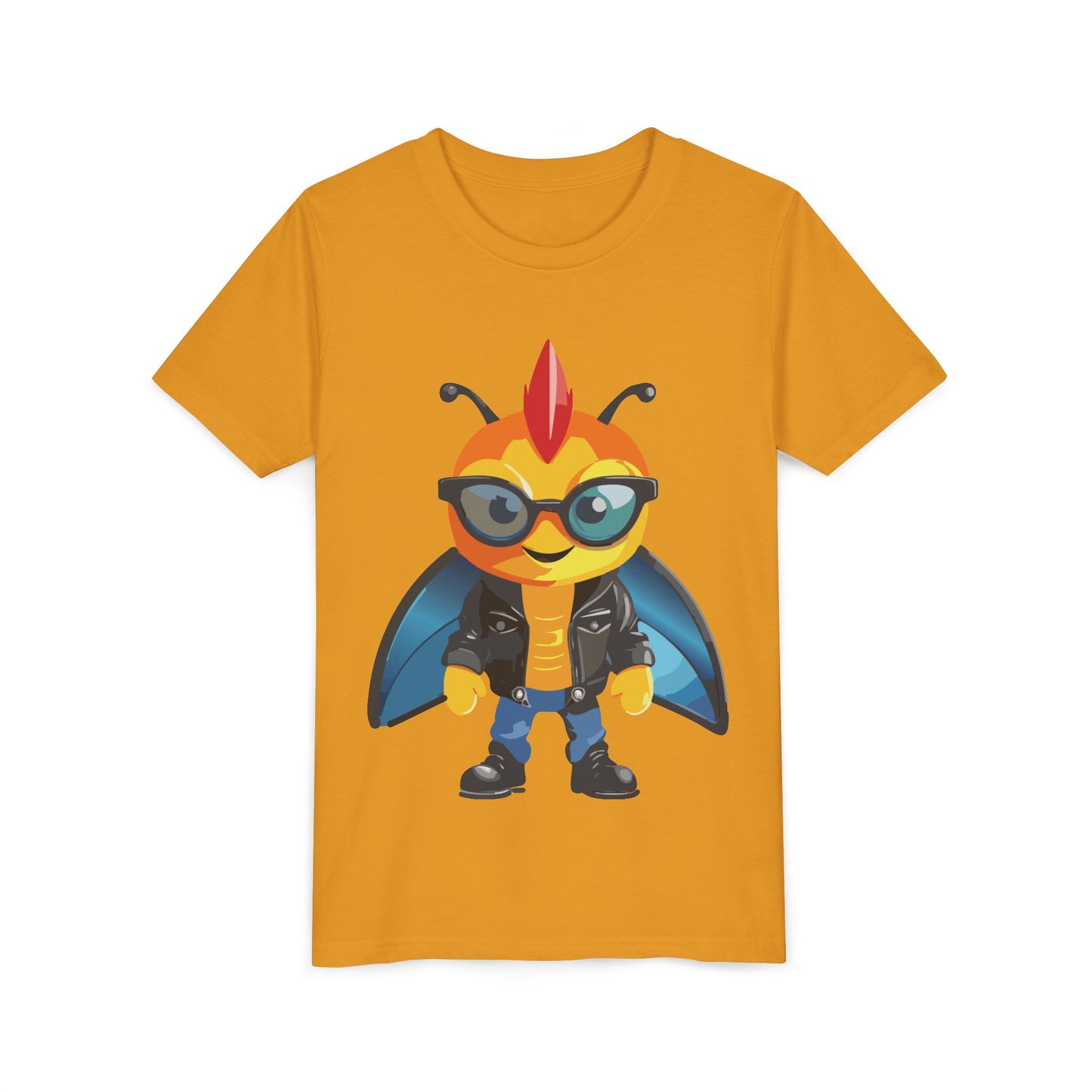 Cool Cartoon Fly Youth Short Sleeve Tee - Fun Graphic T-Shirt for Kids (9-14)