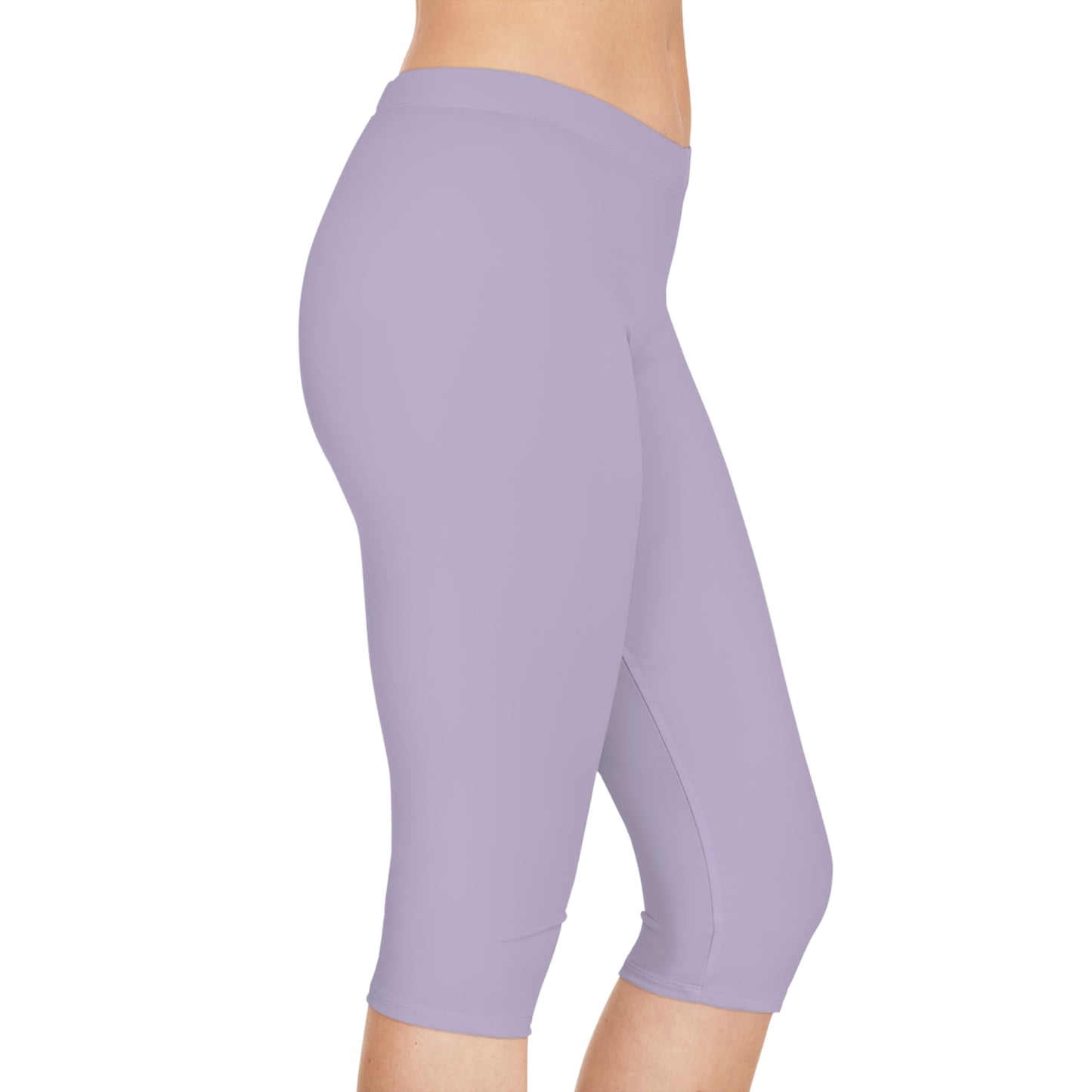 Purple Color Capri Leggings, Purple Capri Leggings 14