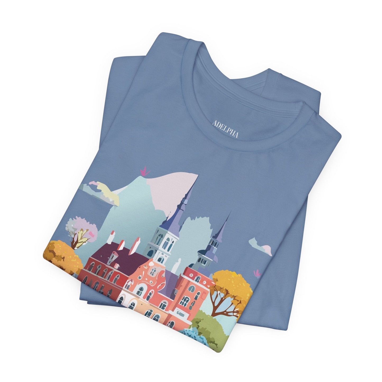 Germany Tourist Shirt Graphic Tee Unisex Vintage Inspired Design Adelpha Short Sleeve