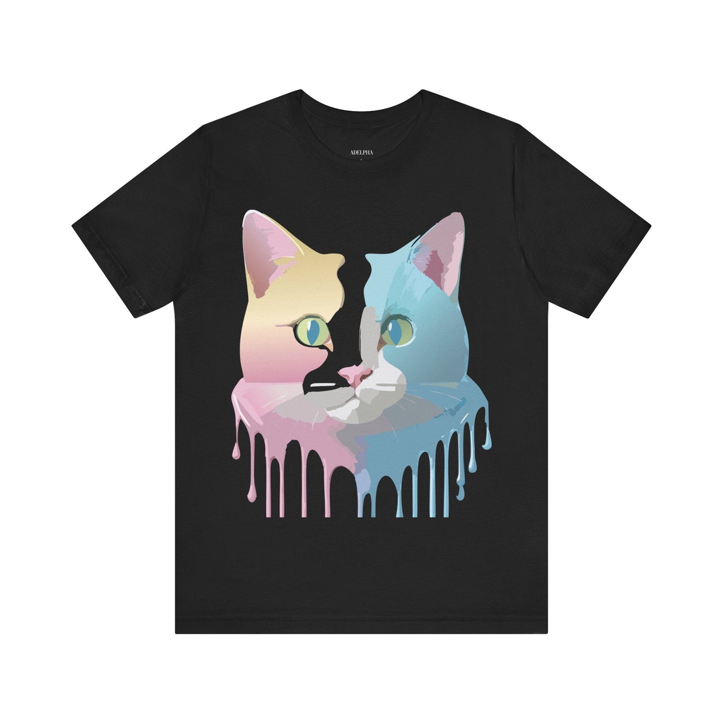 Cat Graphic Tee Unisex Vintage Inspired Shirt By Adelpha Limited Edition