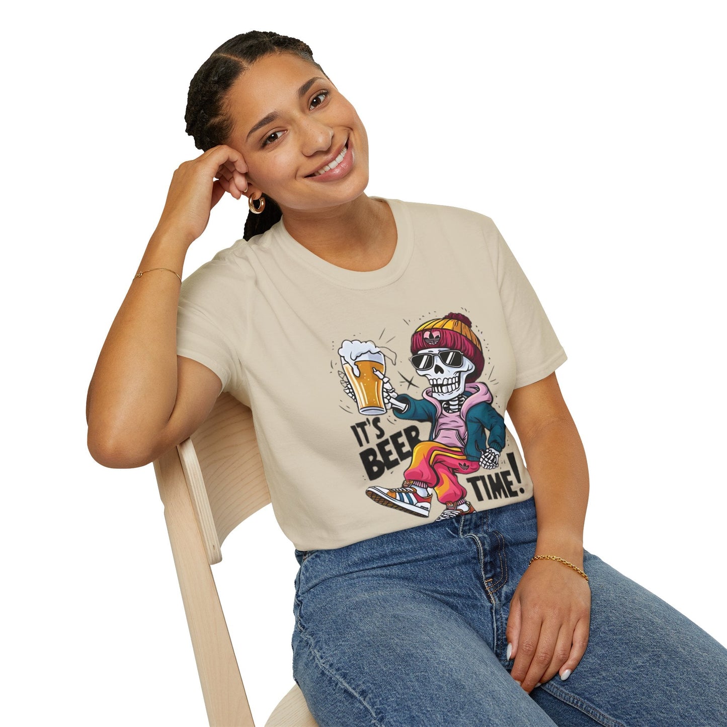 Gildan Softstyle 64000 Skull T Shirt Unisex Skeleton Graphic Tee Premium Comfort