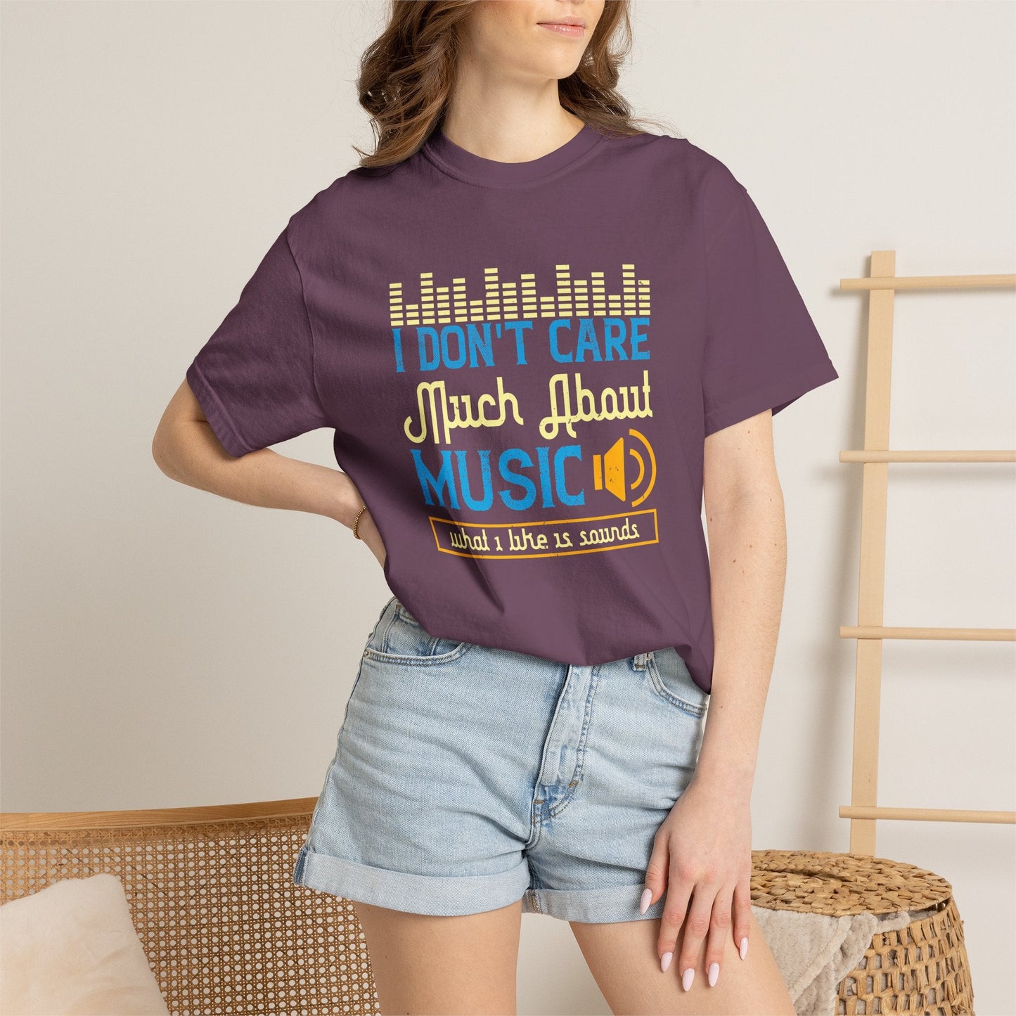 Music Graphic Design Unisex Cotton T-shirt m6
