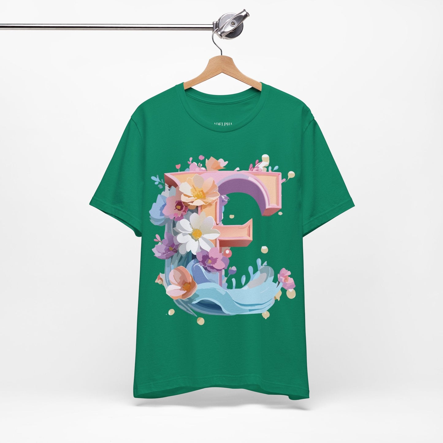 Unisex Letter E Graphic T Shirt By Adelpha Vintage Inspired Artwork Tee For Everyday Wear