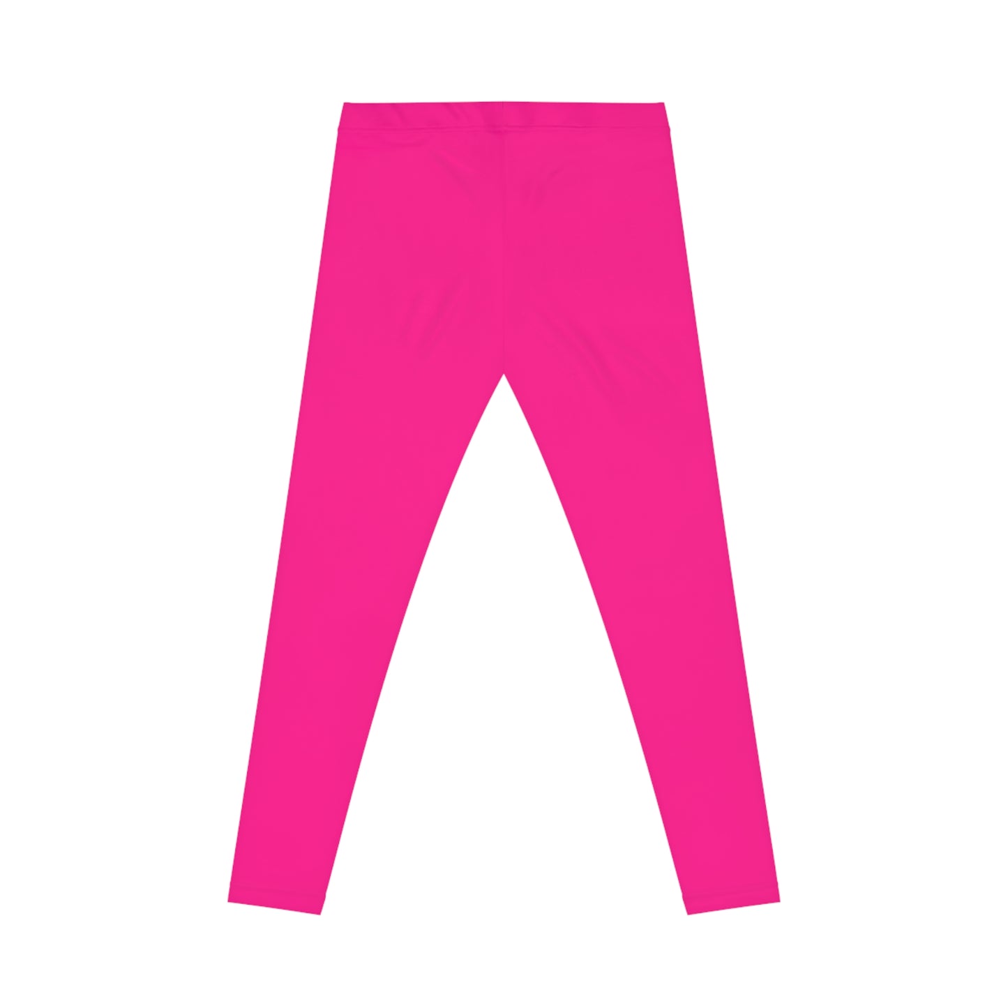 Barbie Pink Color Women's Poly-Span Casual Leggings XS-2XL