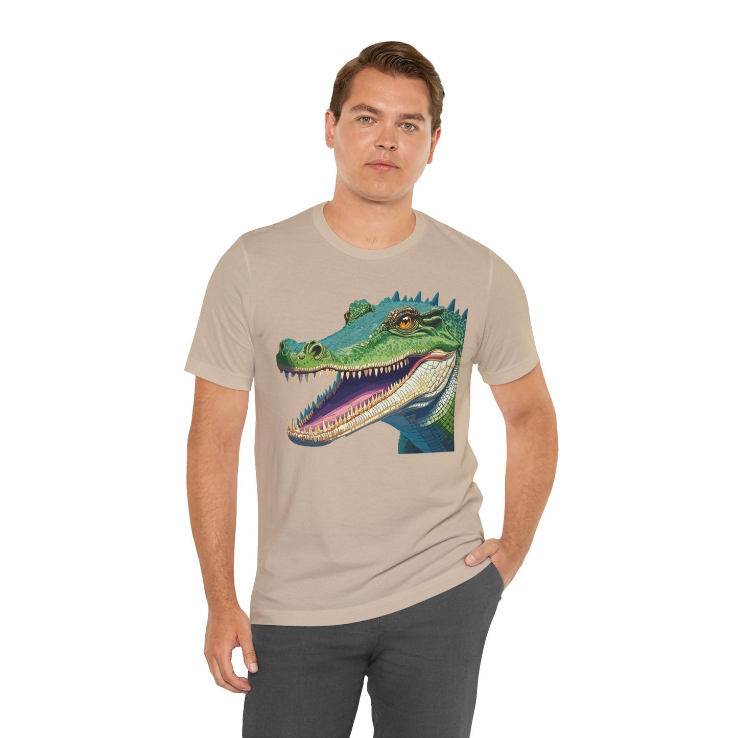 Unisex Animal Tee Shirt With Animals Art Design Wild Animals Jersey Short Sleeve
