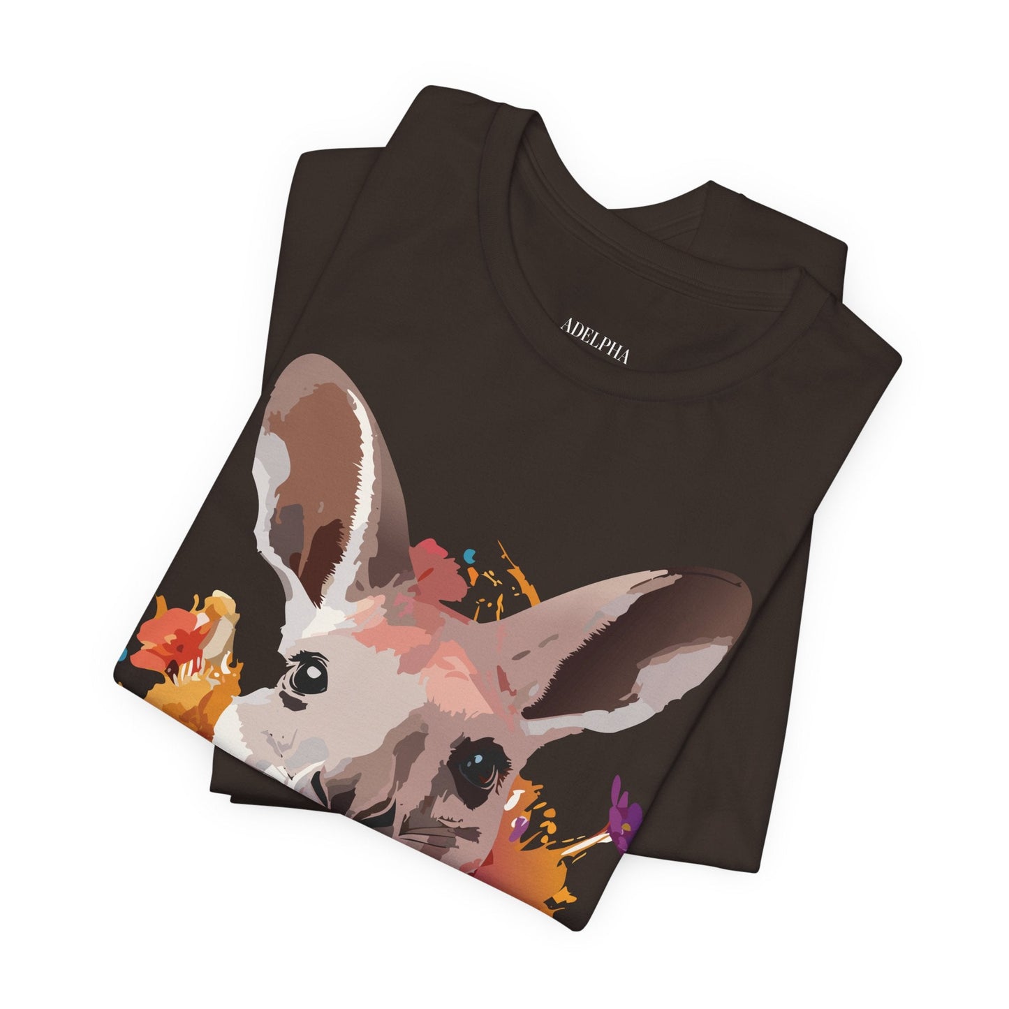 Kangaroo Graphic T Shirt Unisex Adelpha Art Design Vintage Inspired Tee With Original Artwork