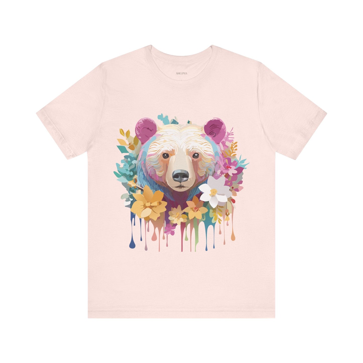 Adelpha Bear Graphic Tee Unisex Short Sleeve Shirt Art Design