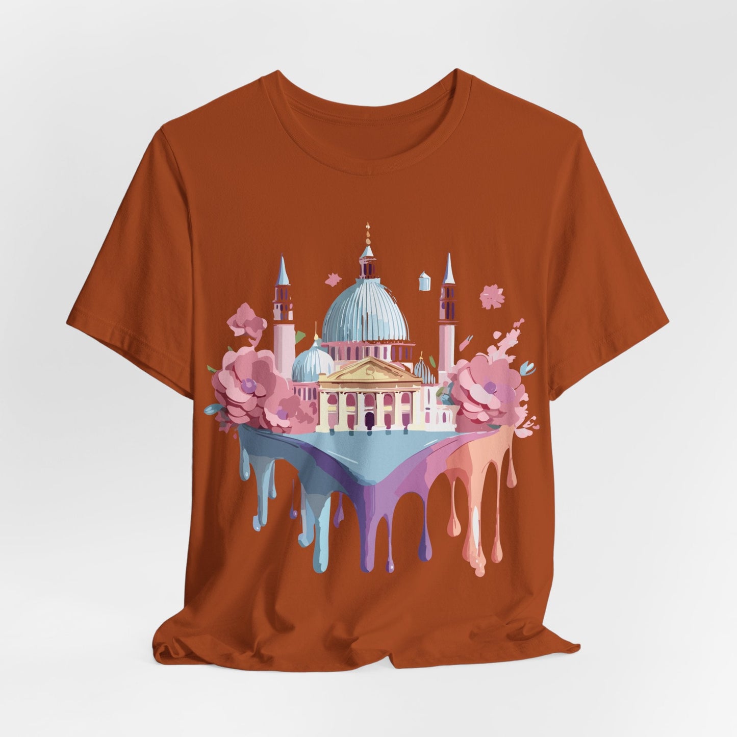 Venice Tourist Shirt Unisex Graphic Tee With Vintage Inspired Adelpha Artwork For Everyday Wear