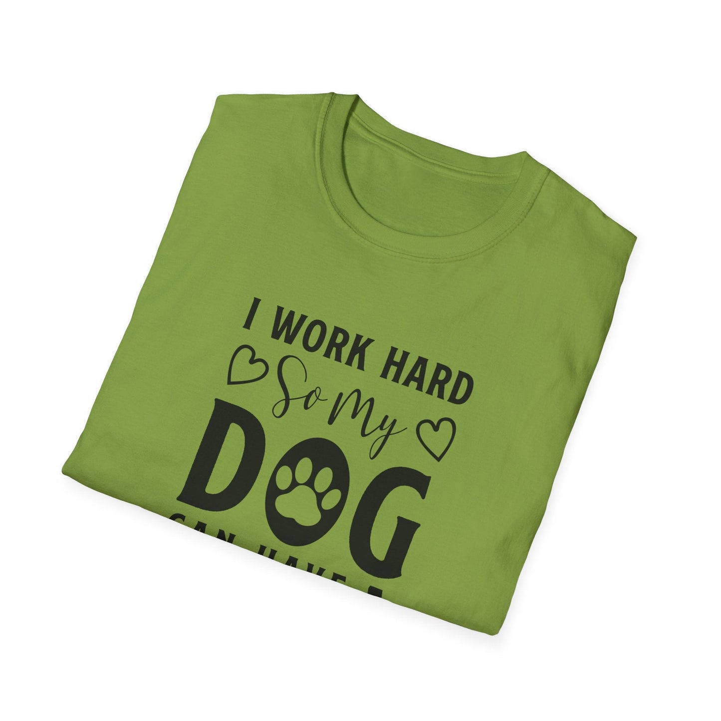Dog Slogan T Shirts With Funny Words Unisex Tee Shirt Cute Quotes Gildan Softstyle 64000 Cotton